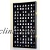 100 Thimble / Miniatures Display Case Cabinet Holder Wall Rack 98%UV - Lockable   232354681921